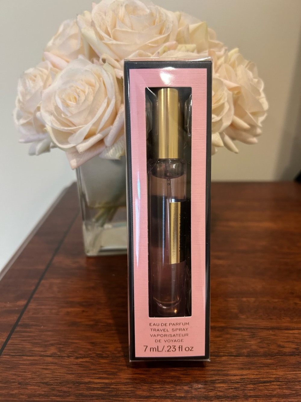 Victoria's Secret Pink and Gold Travel Perfume Atomizer